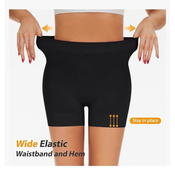 NEW (3) Pair Bestena Seamless Smooth Women's BOYSHORTS SM Black Shapewear SHORTS - Picture 5 of 12